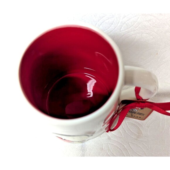 Rae Dunn Peanuts Charlie Brown Red Heart Be My Valentine Ceramic Coffee Mug - Picture 5 of 6